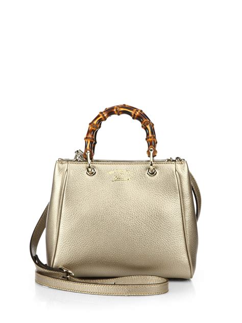 gucci shopper bamboo handle|gucci bamboo handle shopper.